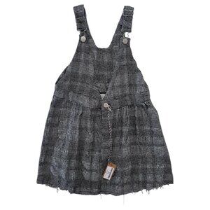 ATELIER BARN - PLAID DRESS - 51%WOOL/ 49% COTTON - BLACK/WHITE - XS -NWT